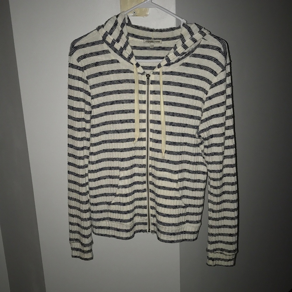 Charlotte Russe zip up sweatshirt.